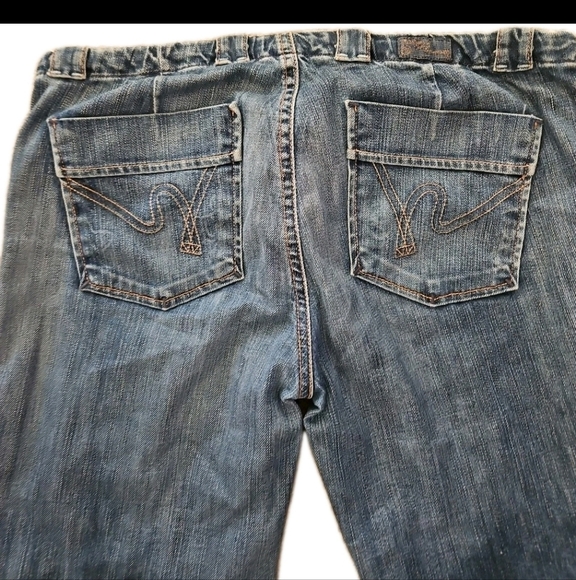 Citizens Of Humanity Wide Leg Cropped Drawstring Waist Y2K 90s Jean 30 - Picture 4 of 9